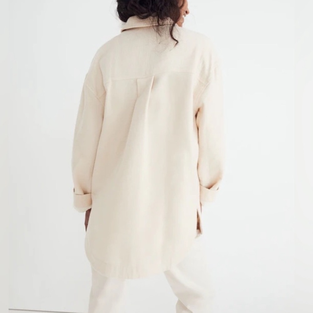 Madewell Womens Waffleback Branner Shirt Jacket Shacket - Picture 15 of 15